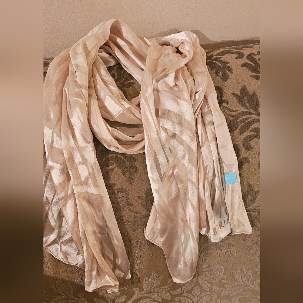 BORINI 100% Silk  Scarf  B1z